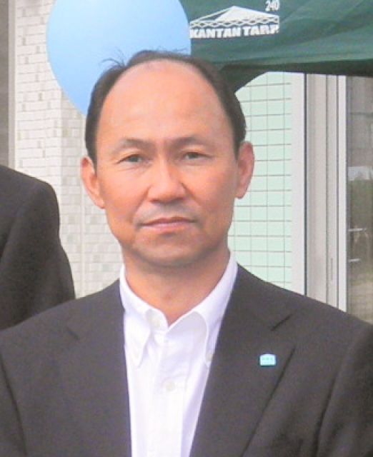 写真:代表取締役 稲野邊幸生社長(一級建築士)