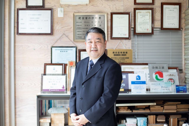 写真:社名の由来は「やさしい カインド」+「供給 サプライ」から「カプライ」と命名いたしました